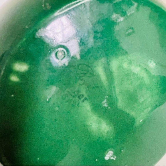 Vintage Royal Haeger Canton Green Jar with Gold Lining - Picture 7 of 11